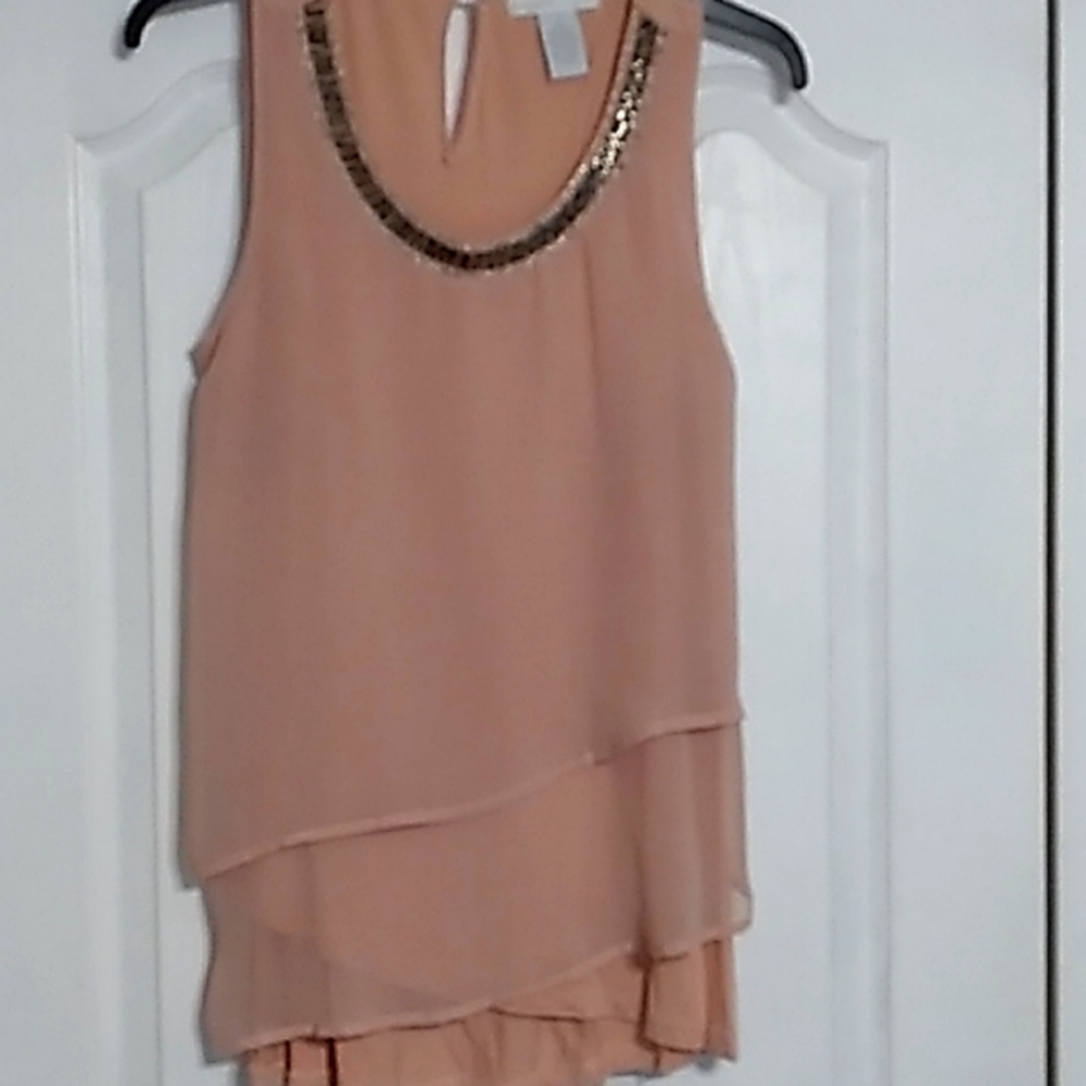 Beaded neck top